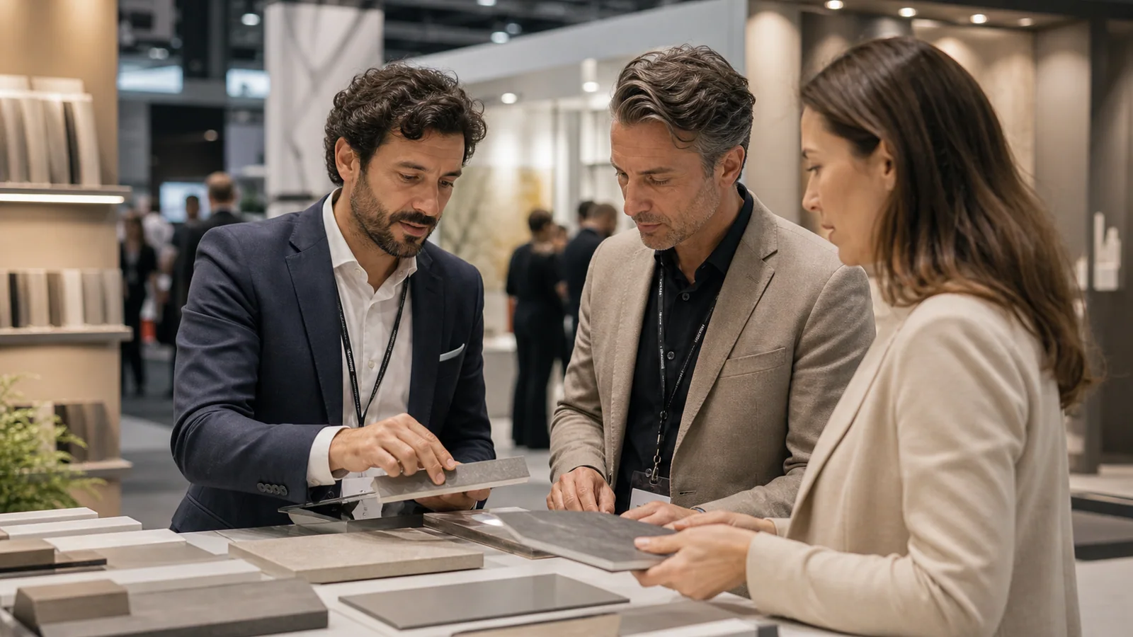 Buyer e rappresentante tecnico in fiera